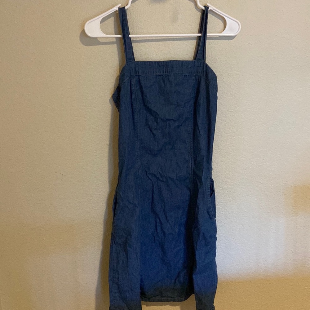 Jean dress with pockets